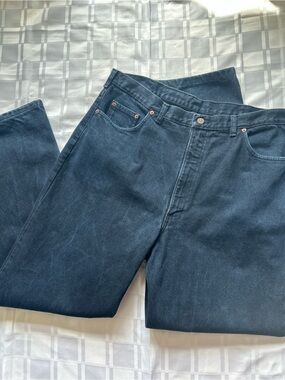 Basso Dark Wash Vintage Classic Straight Leg Jeans